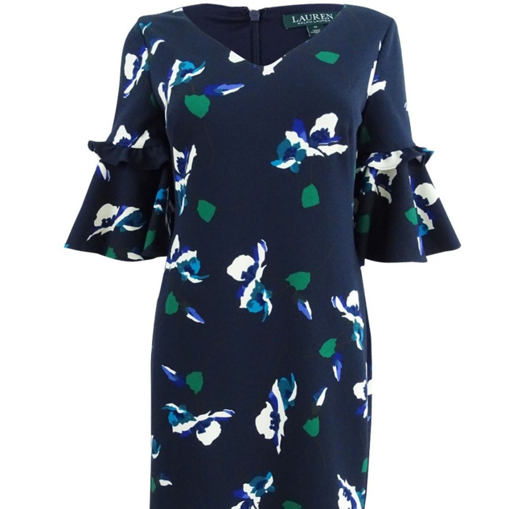 Ralph Lauren Sheath V-Neck Dress